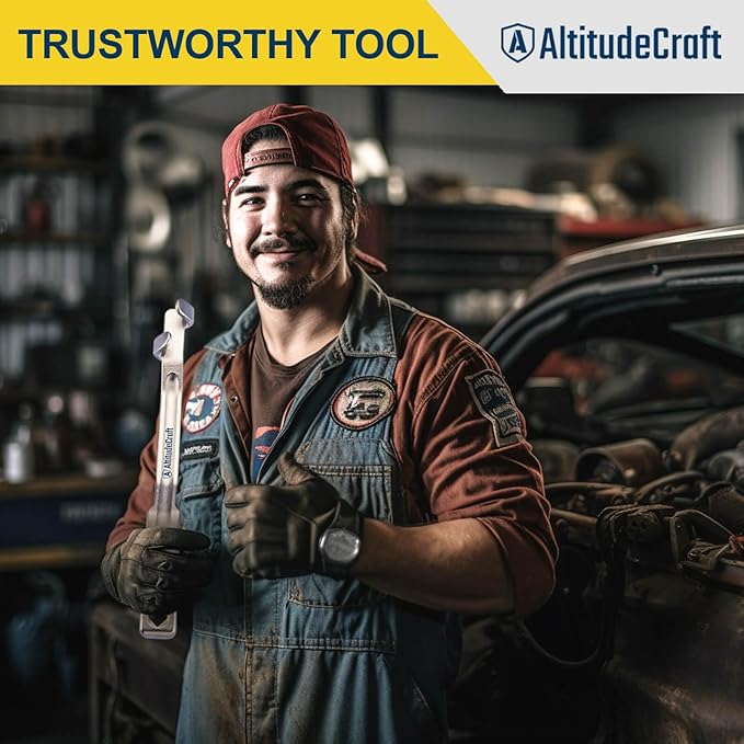 Wrench Extender tool, Wrench Extension with 1/2" Square Hole, can be extended twice, Extension Wrench,Increase Torque in Tight Spaces, Torque Amplifier Tool