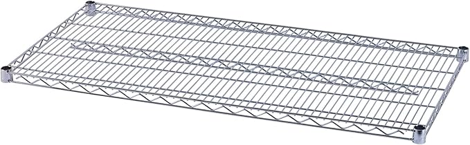 Alera ALE Industrial Wire Shelving Extra Wire Shelves, 48w x 24d, Silver (Case of 2 Shelves)