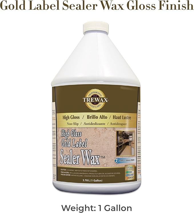 Trewax Professional Gold Label Sealer, Gloss, 1-Gallon