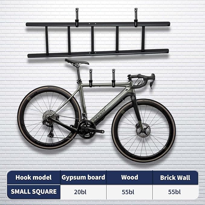 Dreecy 10 Pack Garage Storage J Utility Hooks, Heavy Duty J Utility Hooks Hangers for Garage Wall Hanging Garden Tools, Ladder, Bike, Hose, Black