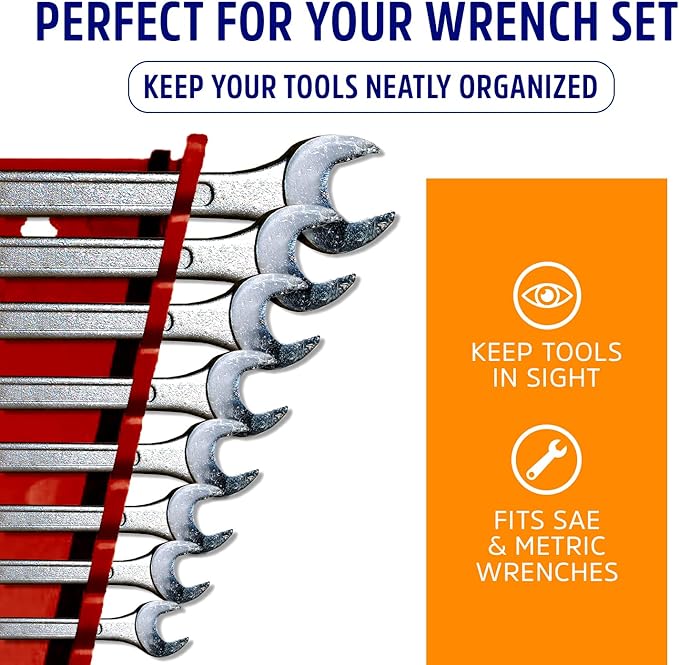 Proto (PRT2000R) 12 Piece Reversible Red Wrench Rack