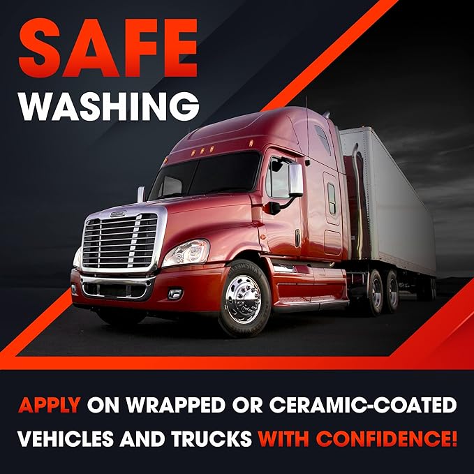 Swift Touchless Car Wash Shampoo (1 Gallon) - No Brushing Required, High Foaming Car Soap, Heavy Duty, Auto Detergent for Foam Cannon, Works on Cars, Trucks, RVs, Upholstery & More!