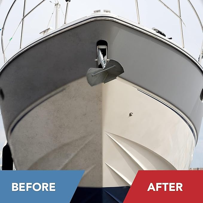Glidecoat Marine Shine & Shield | 42% Ceramic Spray | Better than Boat Wax | Hydrophobic Spray with UV Protection | Marine Sealant Ceramic Spray | Sealant Boat Maintenance | 16oz