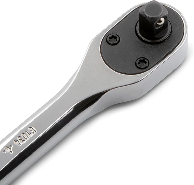 GEARWRENCH 1/4" Drive 120XP Full Polish Chrome Extra Long Handle Teardrop Ratchet | 81034XP