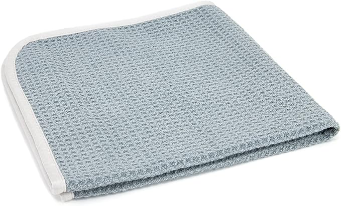 Autofiber No Streak Freak Microfiber Window and Mirror Waffle Towel - Pack of 3, Gray (16 inch x 16 inch)