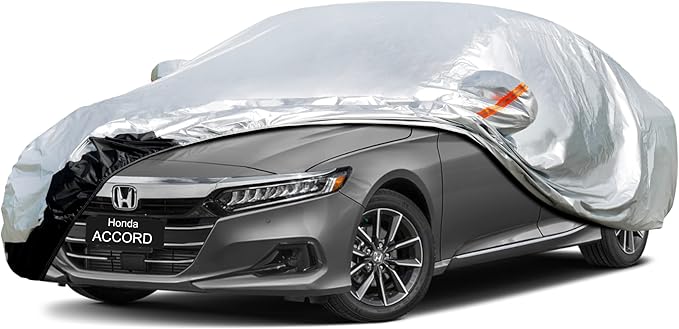 Car Cover Custom Fit Honda Accord (1990-2025) Waterproof for Automobiles, Oxford Sun Rain Dust Snow Protection (Ships from US Warehouse, Delivery 3-8 Days)