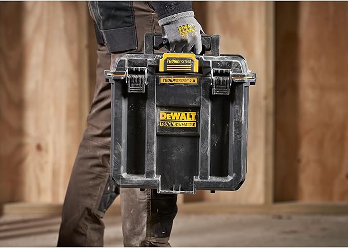 DEWALT TOUGHSYSTEM 2.0 Compact and Durable Deep Toolbox with Removable Dividers (DWST08035)