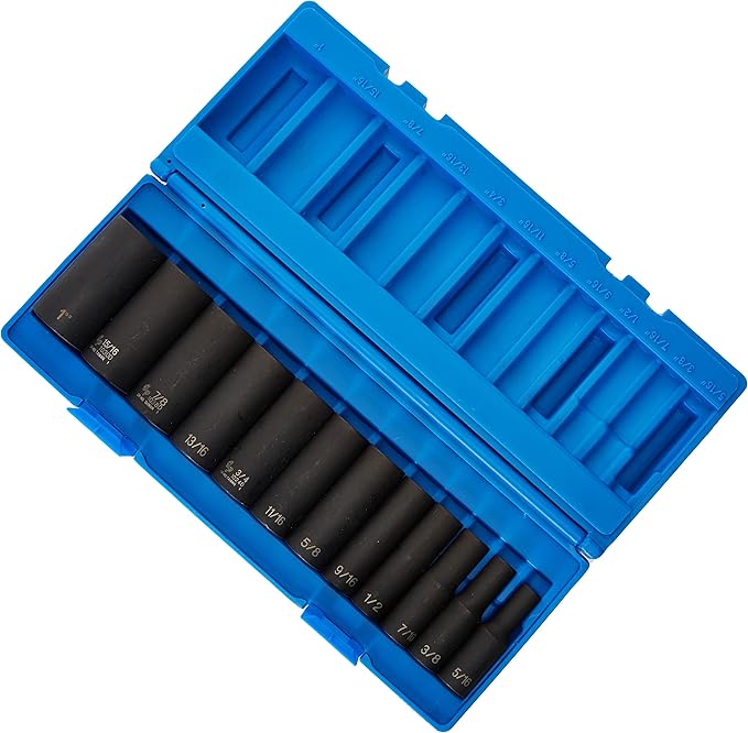Grey Pneumatic (1213D) 3/8" Drive 12-Piece Deep Socket Set