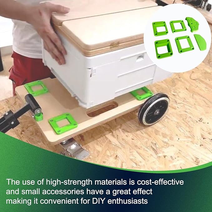 3D Printing Bottom Fixing Buckle for DIY Fun - Compatible with Festool Roll Board/Toolbox Cart, Systainer & Sortainer Modication (Only Buckle)