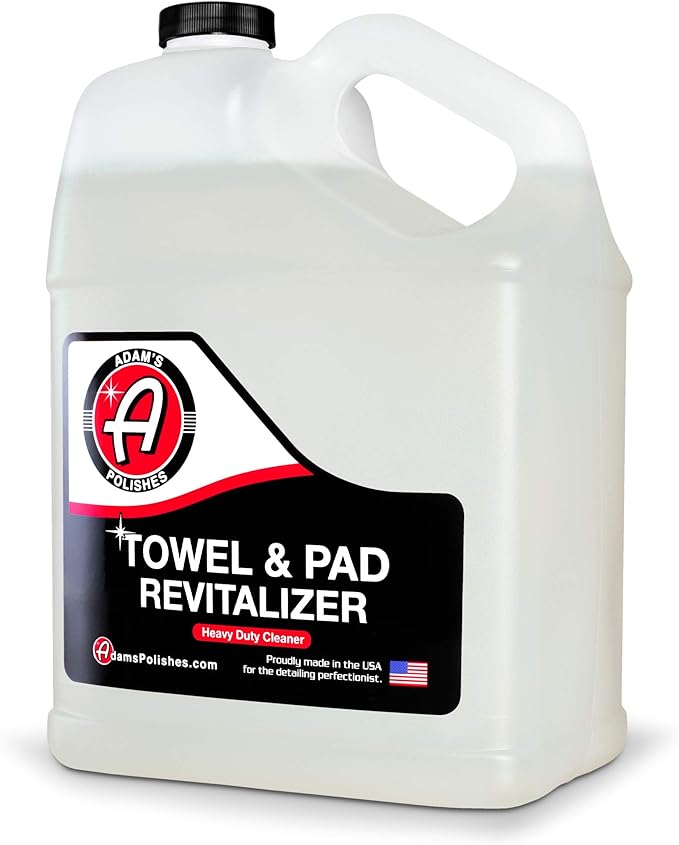 Adam's Polishes Microfiber Towel & Pad Cleaner - Keep Your Detailing Cloths, Applicators, & Pads Bright and Soft to Ensure a Scratch Free Surface - Tough on Grime, Gentle on Microfiber & Pads
