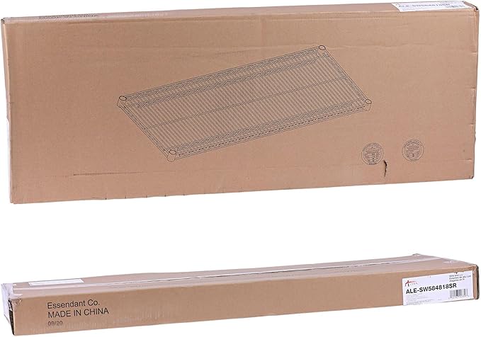 Alera ALE Industrial Wire Shelving Extra Wire Shelves, 48w x 18d, Silver (Case of 2 Shelves)