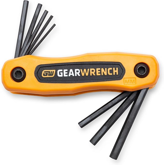 GEARWRENCH 25 Piece SAE/Metric/Torx® Folding Hex Key Set - 83512