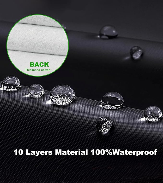 SUV Car Cover Custom Fit for Jeep Renegade 2015-2025 & 100% Waterproof with Zipper Door & Side Mirror Zipper Pockets All Weather Snowproof Rain Dust Hail UV Protection Outdoor Full Cover