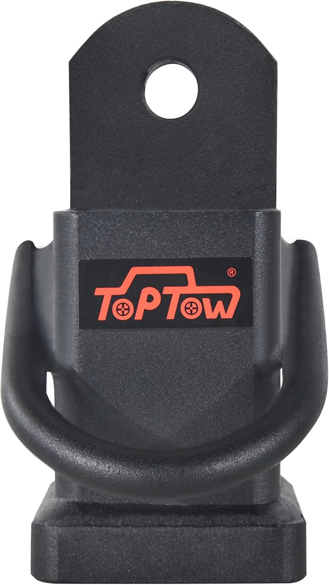 TOPTOW 63807 Bolt-on ATV/UTV Trailer Hitch Receiver Adapter for 2 inch Receivers，5/8 inch Bolt Kit