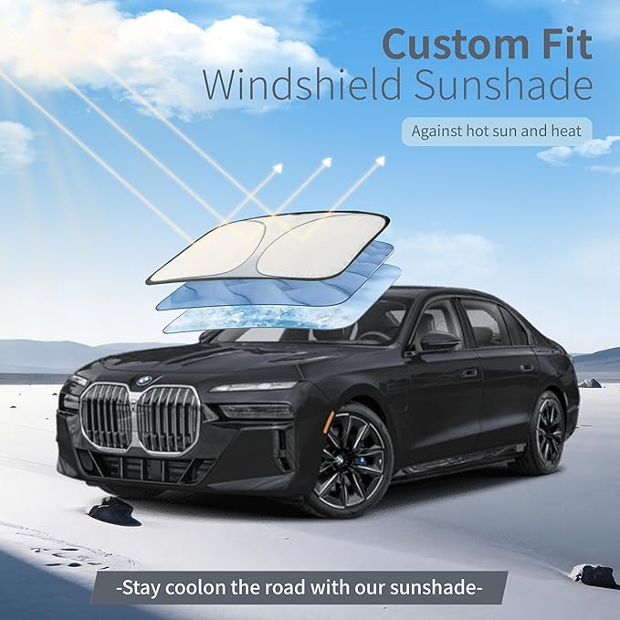 Car Cover Waterproof All-Weather,Heavy-Duty Outdoor Full Exterior Automobiles Snow Cover for Sedan 204-208 inch,with Sun Visor,Anti-Scratch Cotton Lining & Zippered,Towel&Storage Bag