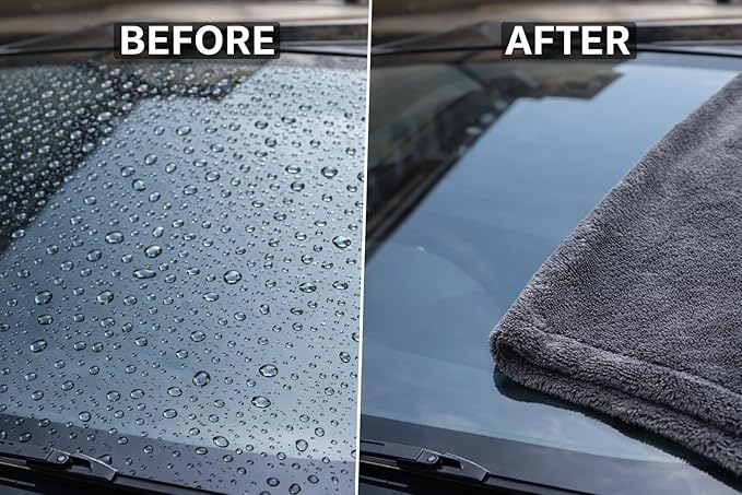 Microfiber Towels for Cars – 24x36 Inch 1200 GSM Car Drying Towel, Drying Towels Car Detailing, Edgeless Shammy Cloth, Ultra Absorbent Streak Lint Free Car Wash Towels for Auto Detailing