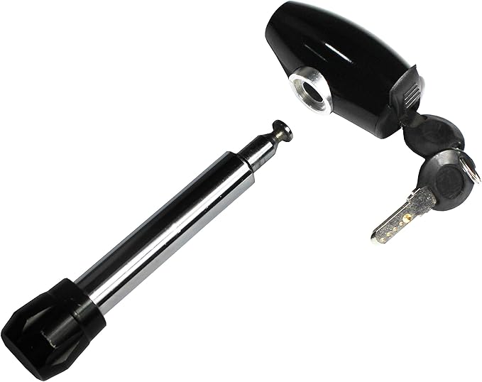 MaxxHaul 70367: 5/8" Forged Steel Rotating Hitch Lock with Anodized Aluminum Locking Head