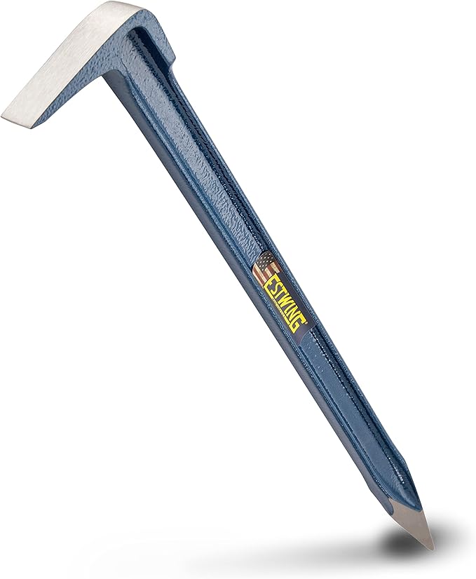 ESTWING Gad Pry Bar - 18" USA Made Forged Geologist Tool with Pointed Tip & Chisel End - GP-18