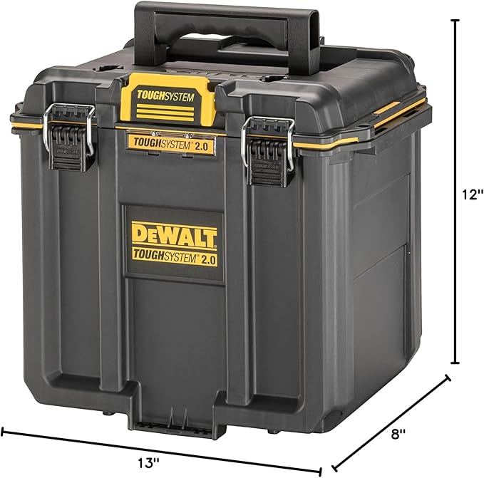 DEWALT TOUGHSYSTEM 2.0 Compact and Durable Deep Toolbox with Removable Dividers (DWST08035)