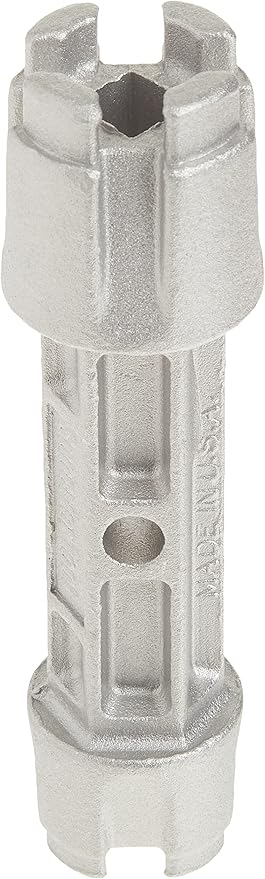 Superior Tool 06020 Tub Drain Wrench (Dumbell Wrench)-Dual Ended Drain Wrench that fits 3/8 or 1/2 Inch Ratchet Wrench
