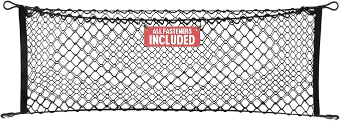 Envelope Style Automotive Elastic Trunk Mesh Cargo Net for Honda Passport EX L Elite 2019-2022- Premium Trunk Organizers and Storage - Luggage Net for SUV - Best Car Organizer Honda Passport