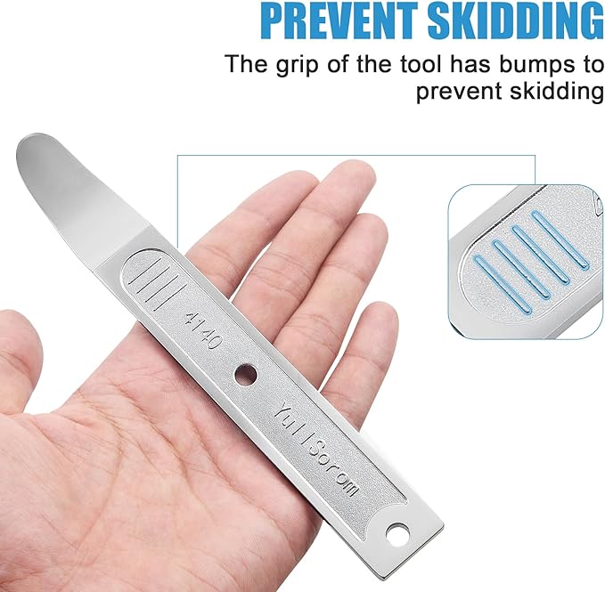 4140 Pry Tool,Pry Bar Trim Removal Tool,Pocket Pry Bar,Automotive Trim Removal Tool Kit,Aircraft Trim Removal Pry Tool,Interior and Exterior Trim Removal Kit for Planes