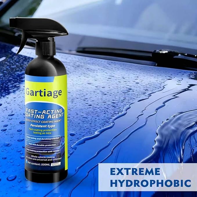 2026 New Upgraded 500ML Quick Effect Coating Agent for Car, Car Coating Spray, Car Wax Ceramic Coating Spray, Spray Wax for Cars (1PCS)