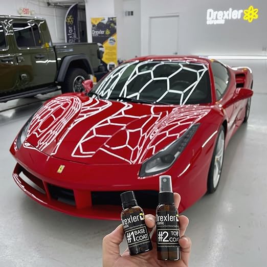 Coating Kit (30ml + 50ml) – Professional Car Paint Protection, High Gloss, Hydrophobic, Long-Lasting Shine 3–5 Years, Complete DIY Detailing Kit 9H Hardness