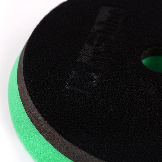 Maxshine 6" Universal Polishing Foam Pad for Cutting – Low Profile Hook & Loop Pad with Rubber Backing – Compatible with Long Throw DA Polishers – EVA Foam for Heat & Pressure Absorption