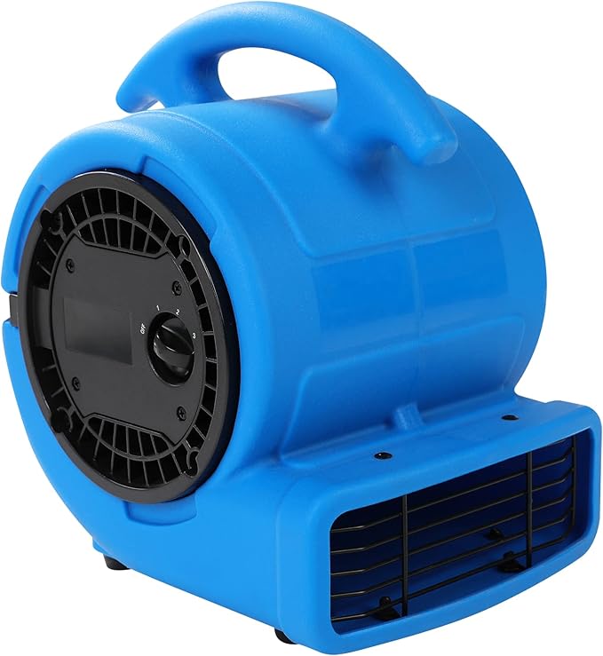 MOUNTO 1/8HP 600cfm Air Mover Floor Dryer Utality Fan Blower