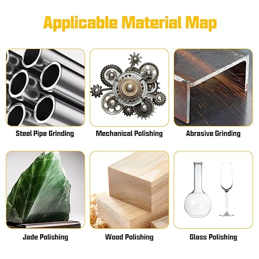 6 Piece 4 Inch Wool Buffing Pad, for Car Polishing and Waxing, Painting Tabletops, Old Leather Sofas, Tile PolishingDrill Buffer Connecting M10 Drill Adapter, Buffing Pads
