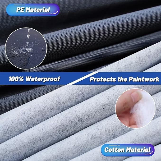 Sedan Car Cover for Buick Lucerne (2006-2011) All-Weather Outdoor Waterproof Rain Snow UV Sun Protector Full Exterior Weatherproof,Indoor Car Cover.
