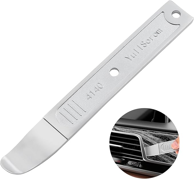 4140 Pry Tool,Pry Bar Trim Removal Tool,Pocket Pry Bar,Automotive Trim Removal Tool Kit,Aircraft Trim Removal Pry Tool,Interior and Exterior Trim Removal Kit for Planes