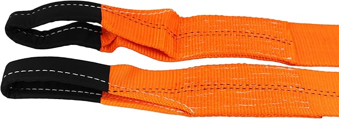 HFS(R) Tree Saver, Winch Strap, Tow Strap 30,000 Pound Capacity (Orange, 3X20FT)