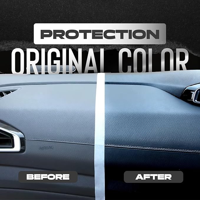 GX-3 Plastic Restorer – Black Plastic Restorer for Cars & Automotive Trim Restorer – Interior Car Cleaner & Exterior Faded Plastic, Vinyl & Rubber Renewer with Aloe Vera 2PK (8 fl oz)