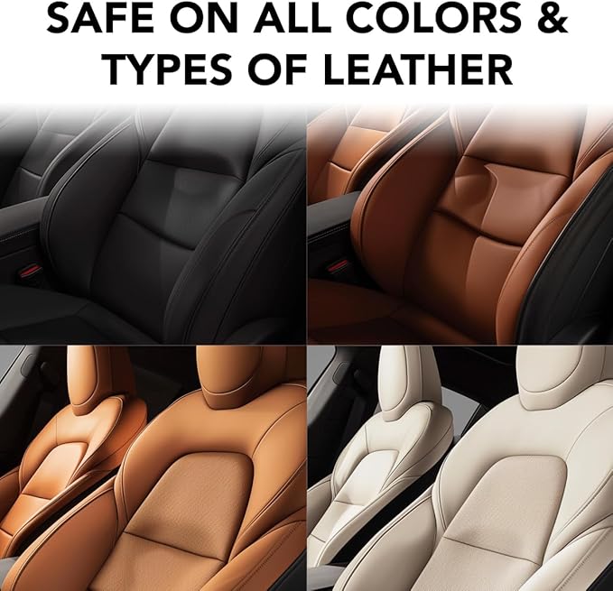 Tesla Leather Ceramic Coating - Prevent Permanent Stains, Leather Shield Ceramic Coating for Tesla Cleaning Products, Vegan Leather Protector, Tesla Model 3 Y S X Car Accessories for 2025 & 2026