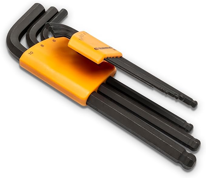 GEARWRENCH 9 Piece Metric Ball End Long Arm Hex Key Set - 83521
