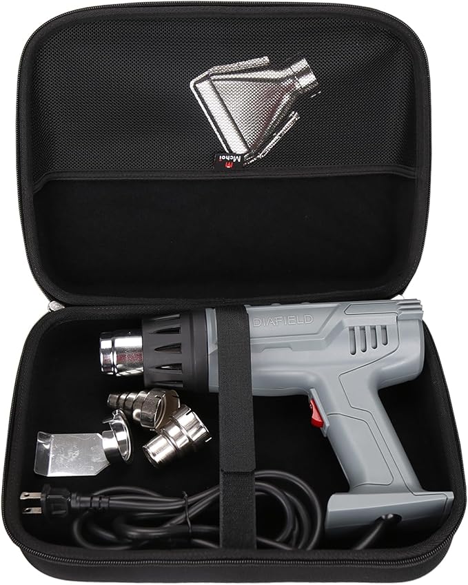 Mchoi Hard Case Suitable for ROMECH 1500 W/DIAFIELD 1850W / SEEKONE 1800W Heat Gun, Case Only