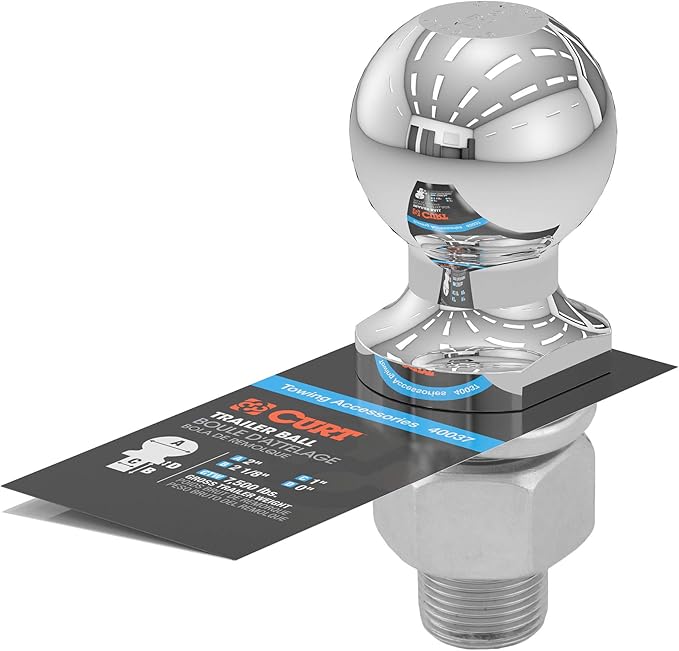 CURT Manufacturing 40037 2 in. Diameter Chrome Trailer Ball