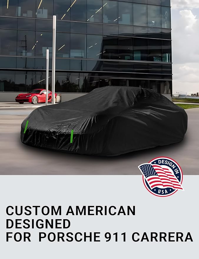 Proadsy Car Cover for Porsche 911 Carrera (991/992/996/997 Series) 1998-2025 2026, Windproof All Weather Waterproof Sun Rain UV Dust Snow Protection Full Outdoor Indoor Exterior Car Covers