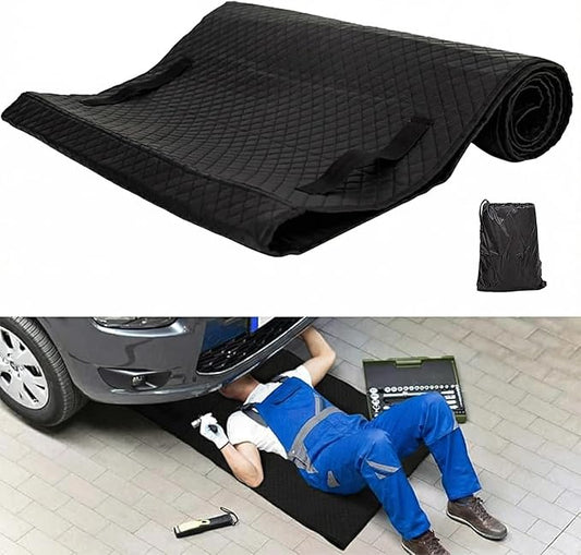 Rolling Creeper Mat, 56''x27'' Foldable Car Repair Pad with Storage Bag, Under Car Repair Mat for Car Low Clearance, Special Roads, Long-Distance Trucks