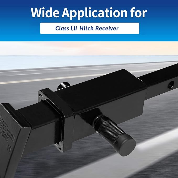AC-DK 5/8" Trailer Hitch Locks with 3-1/2" Long Pin, Double Safety Tow Hitch Receiver Locking Pin for Class III IV 2" and 2-1/2" Receiver, Keyed Alike, for Tow Truck, Bike, Car, Boat