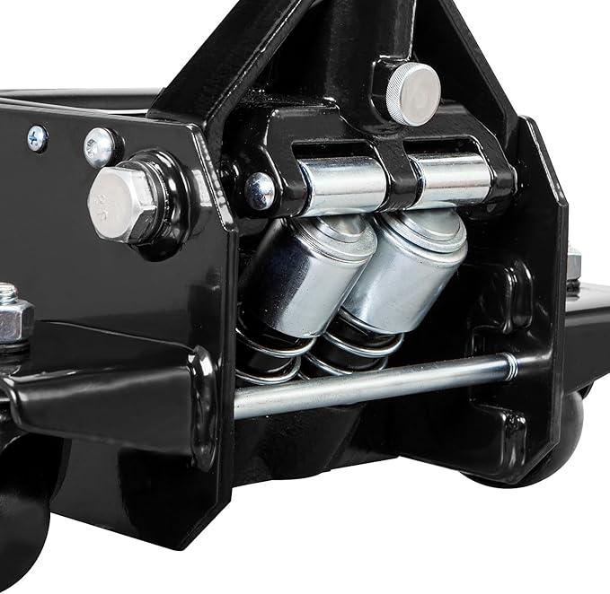 Torin Low Profile Hydraulic Floor Jack with Dual Quick Lift Pump, 4 Ton (8,000 lb) Capacity, Black