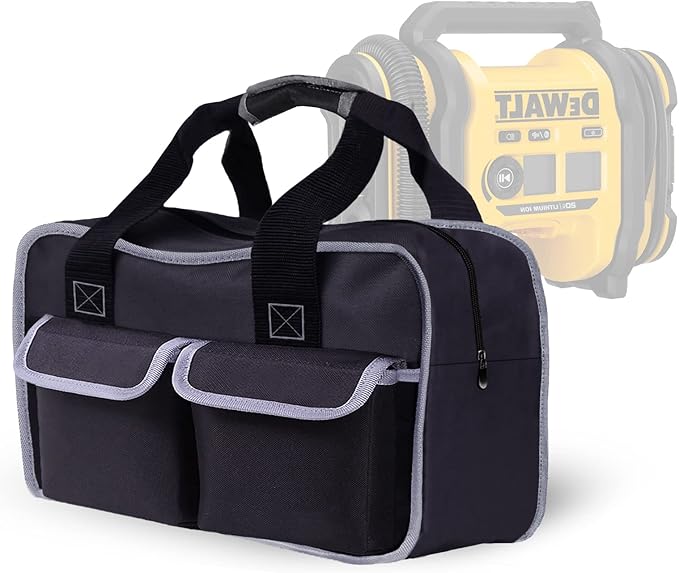 Air compressor storage bag，Car tire Inflator for DEWALT DCC020IB 20V Max（Bag Only.