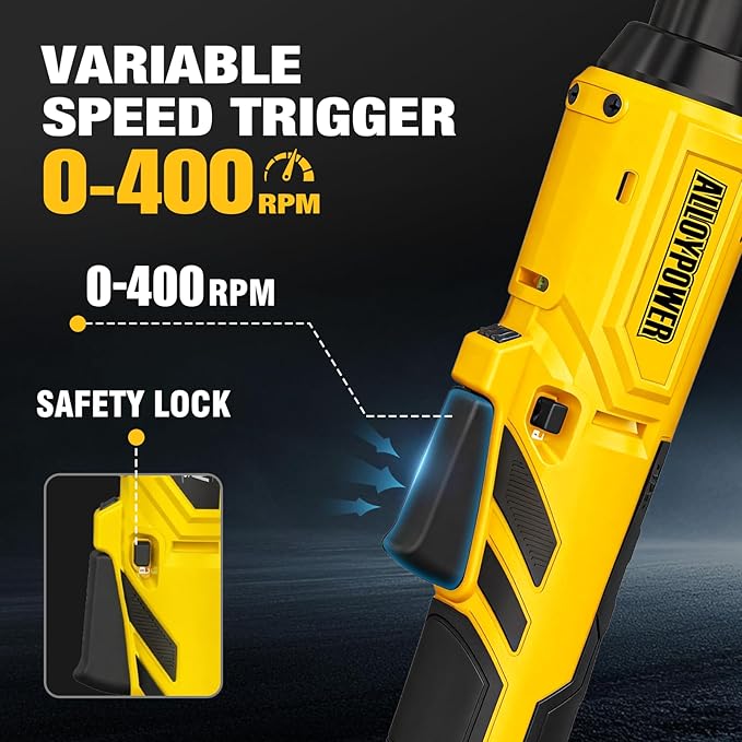 20v 3/8'' Cordless Ratchet Wrench 44 ft-lbs (60 Nm) and 1/2'' Brushless Impact Wrench 516 ft-lbs(700 Nm) Combo Set, with Variable Speed, LED Light, 4.0Ah &2.0Ah Battery, Charger