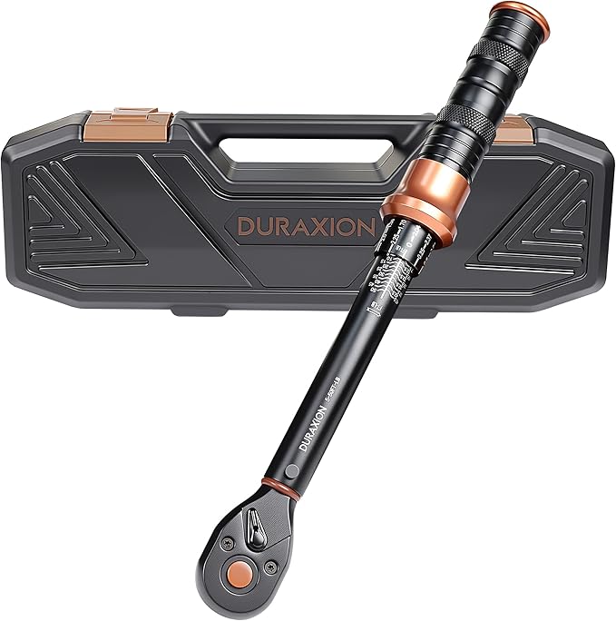 Torque Wrench 3/8” Dual Range Scales 5-50 Ft-Lb/6.8-67Nm, ±3% Precision, 72 tooth Dual-direction Torque Wrenchs for Bike, Motorcycle and Car Repair