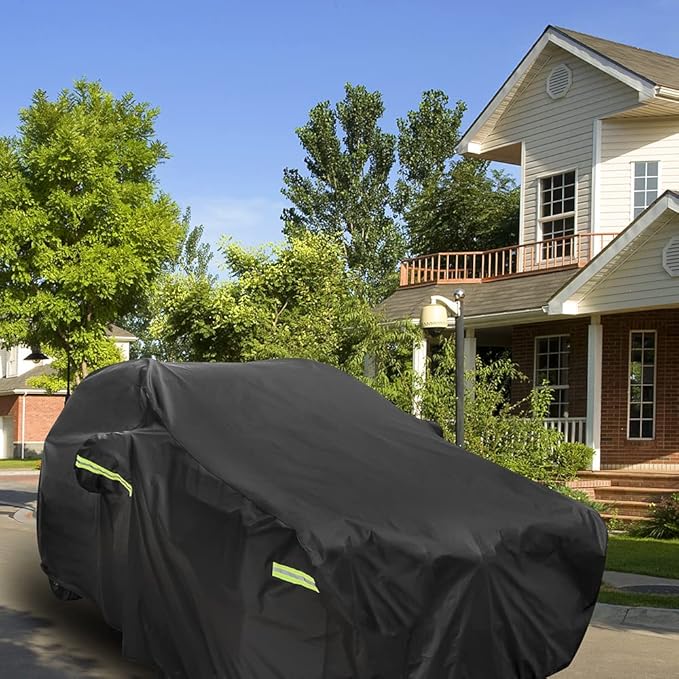 SUV Car Cover Custom Fit for Honda CRV, Waterproof All Weather Full Exterior Cover Rain Snow UV Protection Cover with Door Zipper