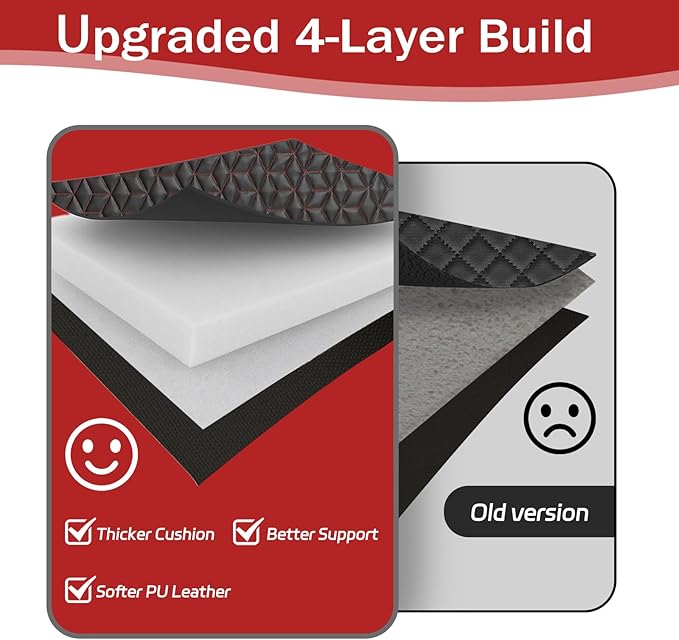 Upgraded Magical Rolling Creeper Mat Car RepairGarage Mat 60"X28",Made Available for Self-Driving Tourong-Haul Truck for Working On The Ground Working Excellent Mechanic Repair mat-Red