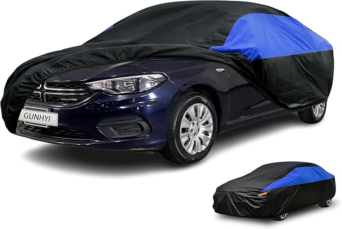 Dodge Car Cover Custom Fit Dodge Neon Waterproof All Weather, Lightweight Full Car Cover Outdoor Sun UV Rain Dust Snow Wind Protection.