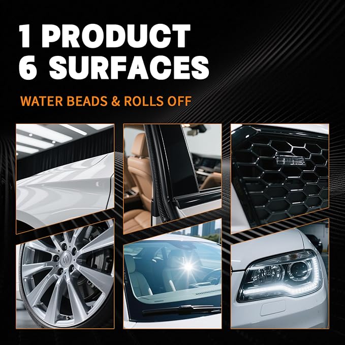 Instant Automotive Coating - All-Exterior Protection for Paint, Trim & Wheels | Hydrophobic & UV Resistant
